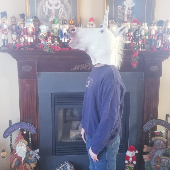 Dockers Sportswear Medium Navy Crew Neck Sweater - Picture 4 of 8